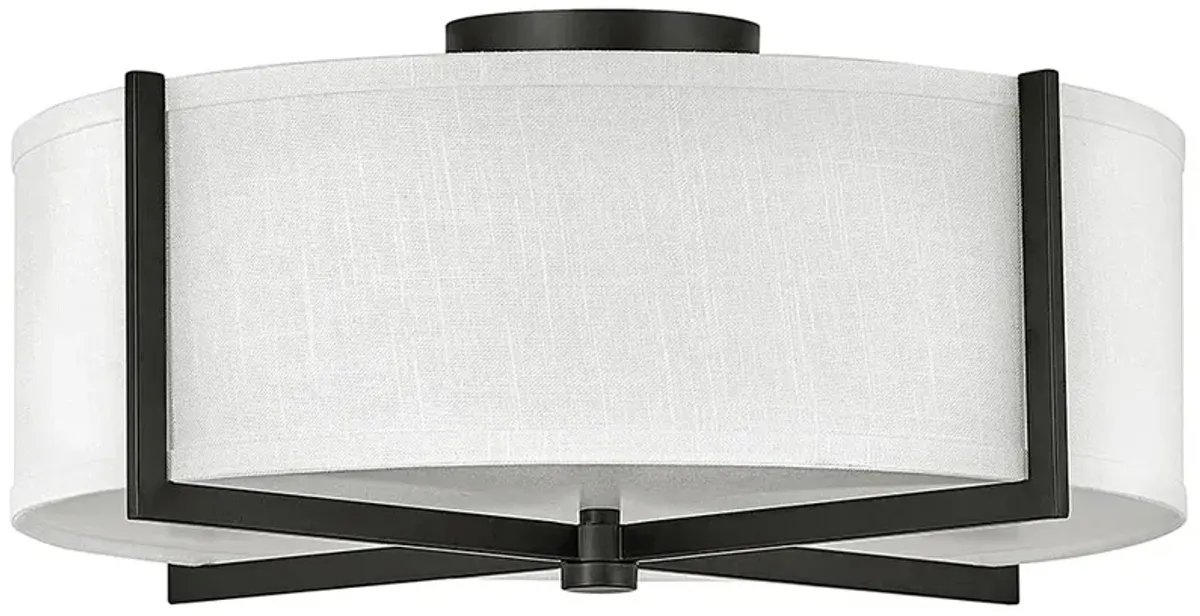 Hinkley Axis 19 1/2" Wide Black Ceiling Light