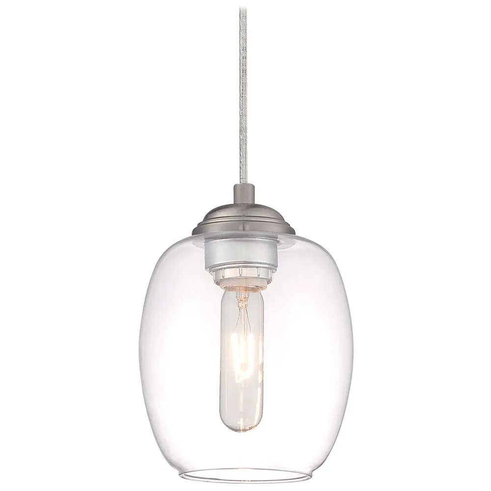 George Kovacs Bubble 6 1/4" Wide Brushed Nickel Mini Pendant