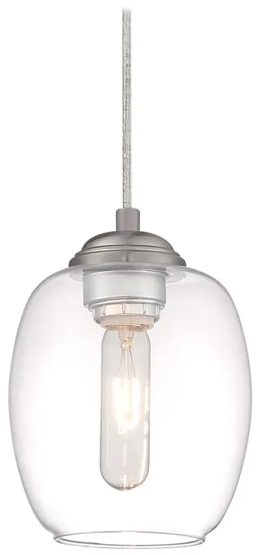 George Kovacs Bubble 6 1/4" Wide Brushed Nickel Mini Pendant