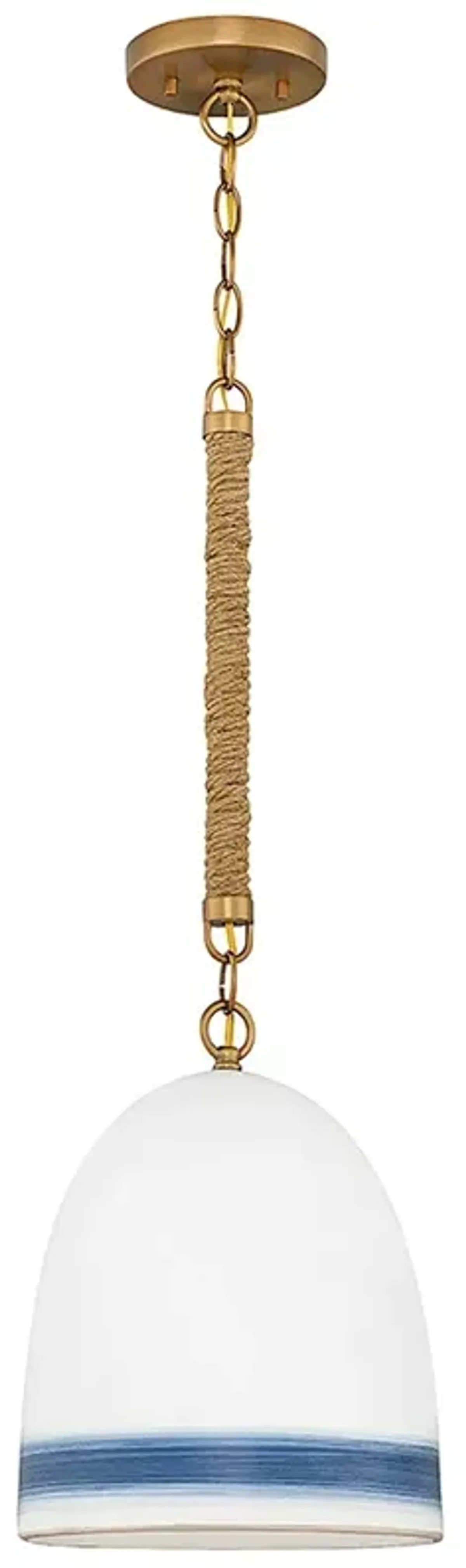 Nash 10" Wide Brass Mini Pendant by Hinkley Lighting