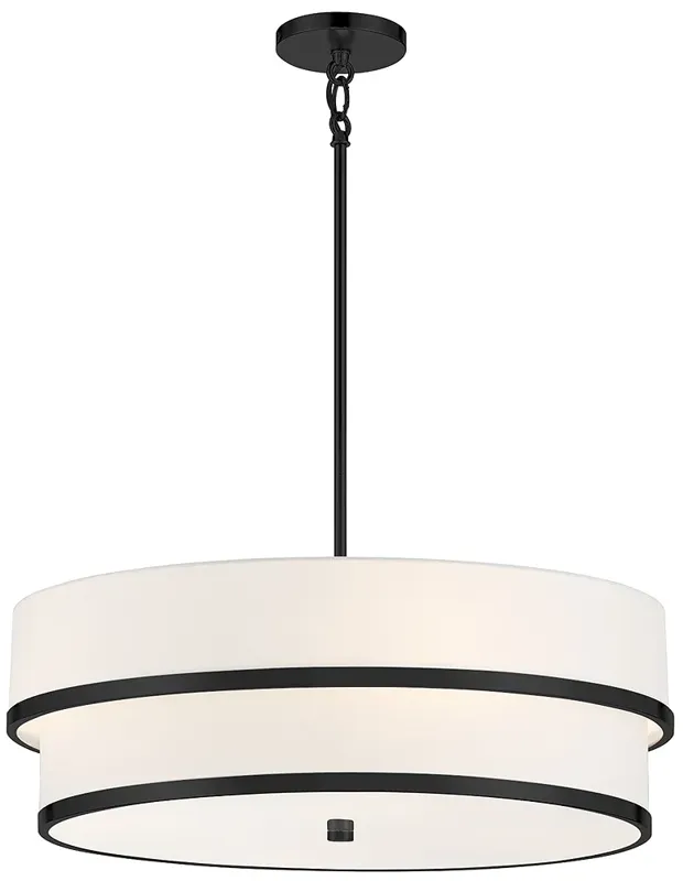 Minka Lavery Cascade 4-Light Coal Black Pendant