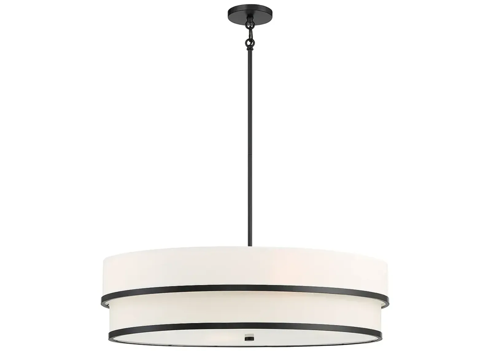 Cascade 32" Wide Coal Metal Oval Pendant Light