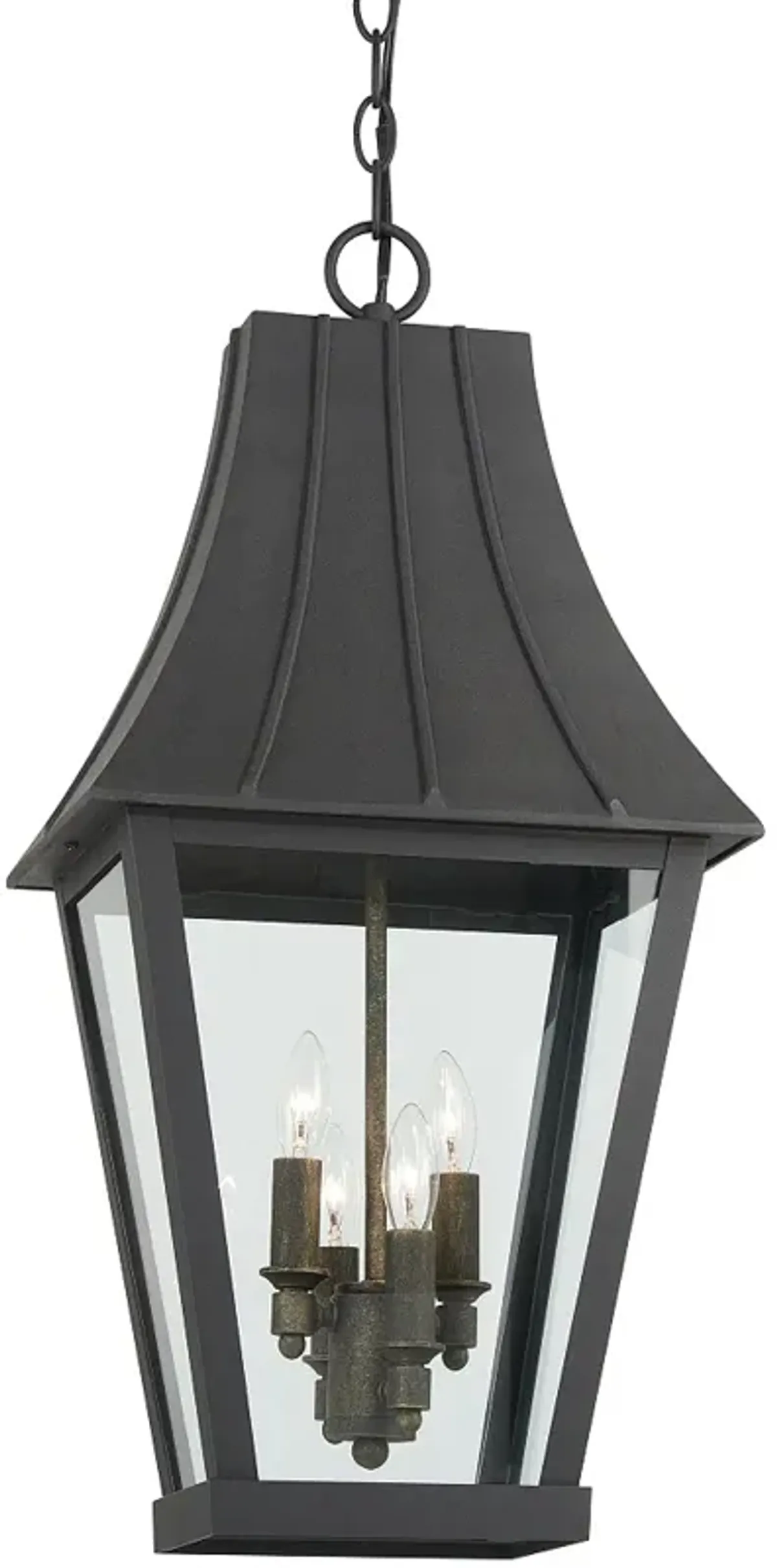 Chateau Grande 25" High Coal Outdoor Hanging Light