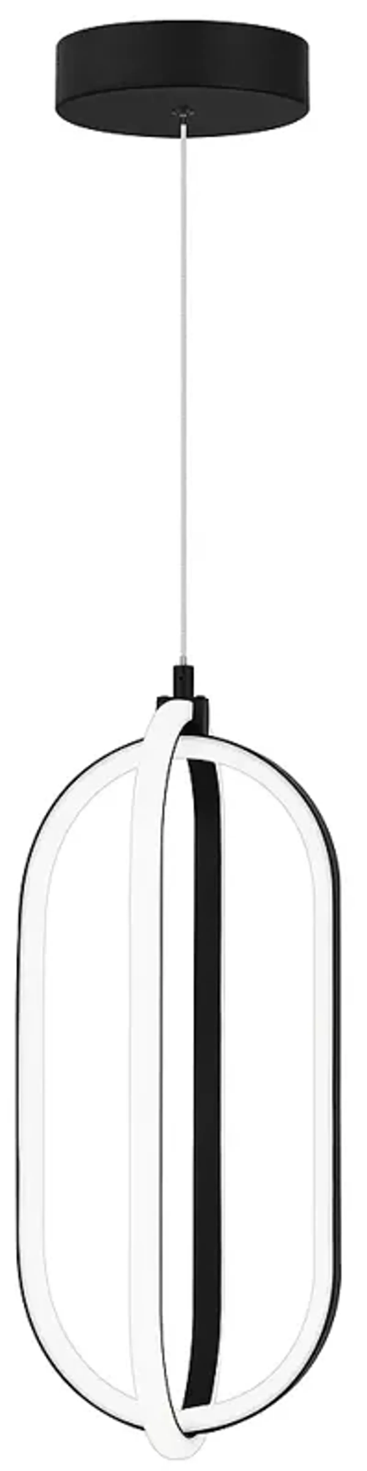 Calista Integrated LED Matte Black Mini Pendant