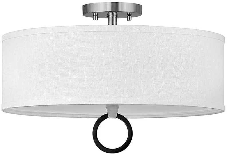 Link 18" Wide Nickel Ceiling Light by Hinkley Lighting