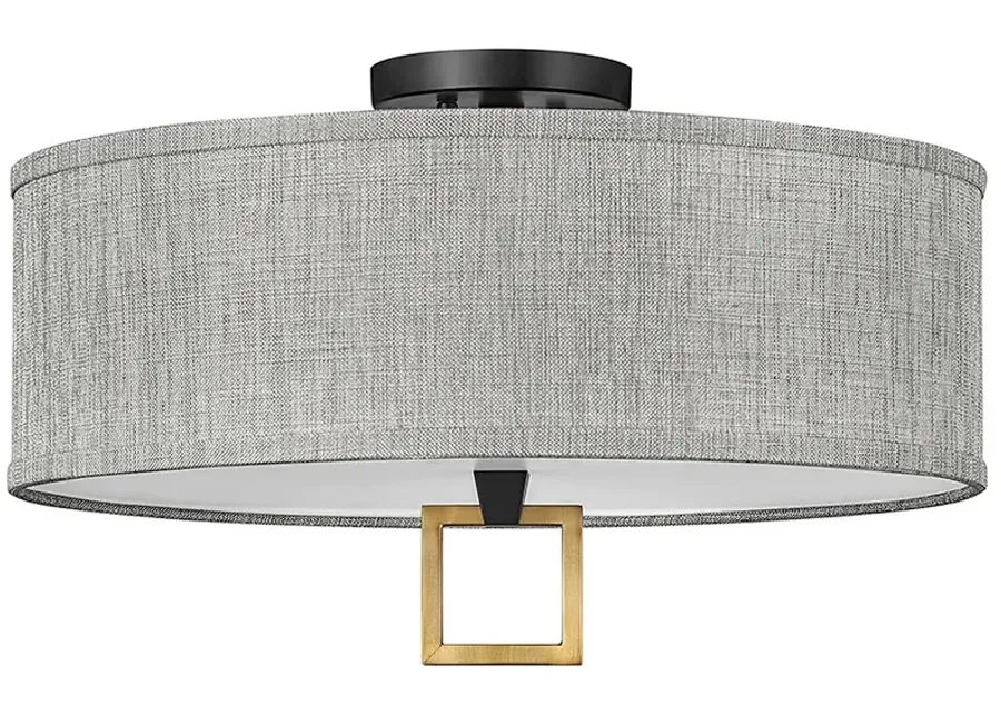 Link 18" Wide Black Ceiling Light by Hinkley Lighting