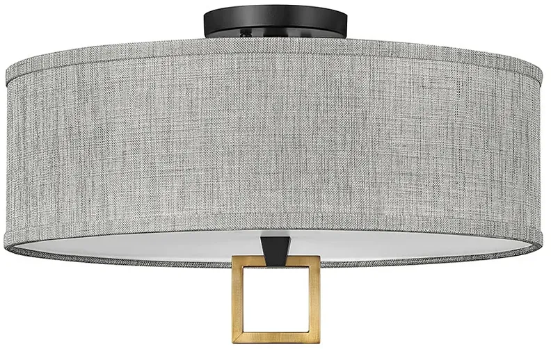 Link 18" Wide Black Ceiling Light by Hinkley Lighting