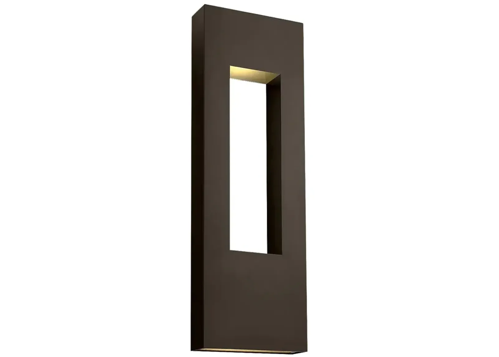 Atlantis 36" High Bronze Socketed LED Outdoor Wall Light