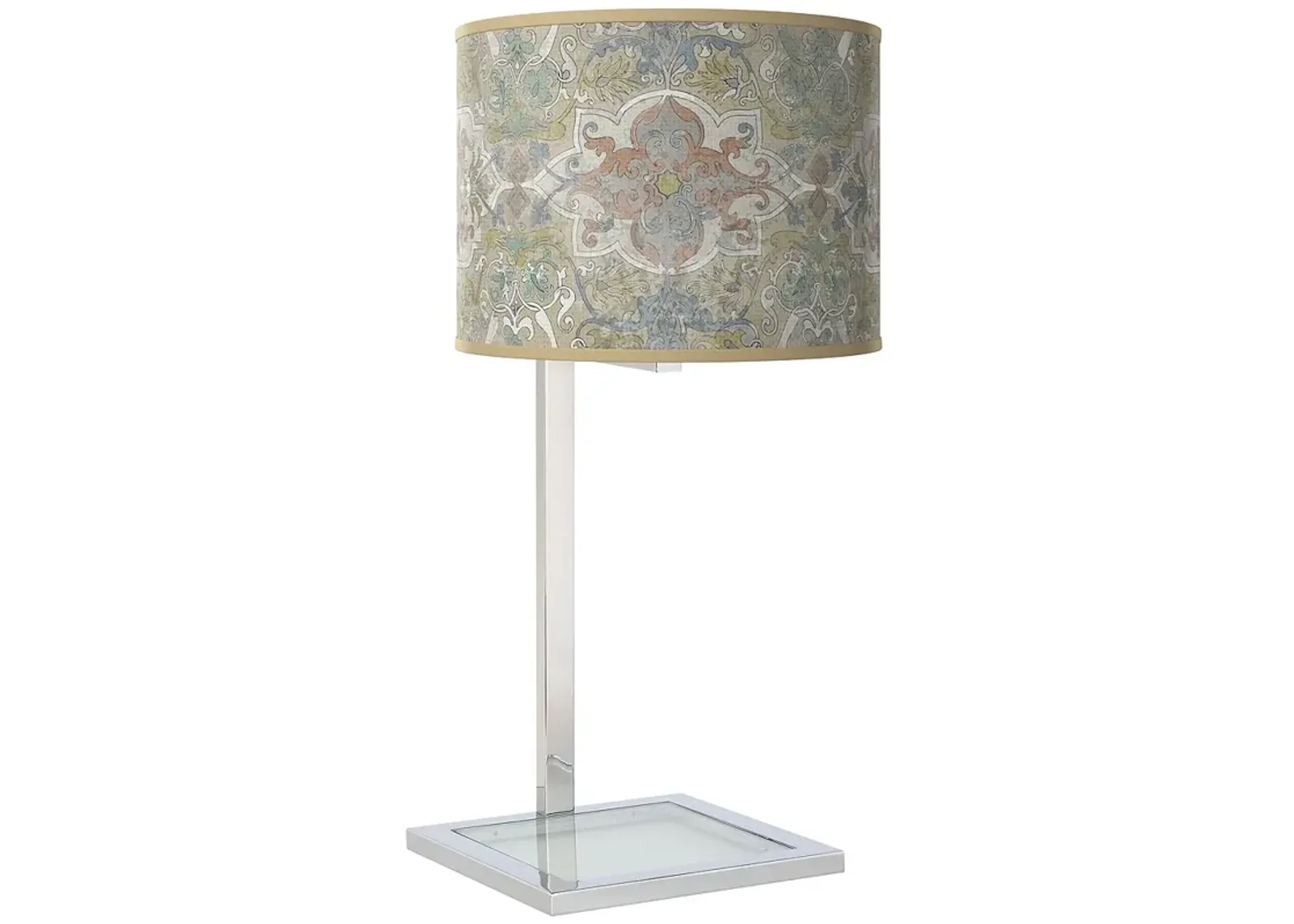 Lucrezia Glass Inset Table Lamp