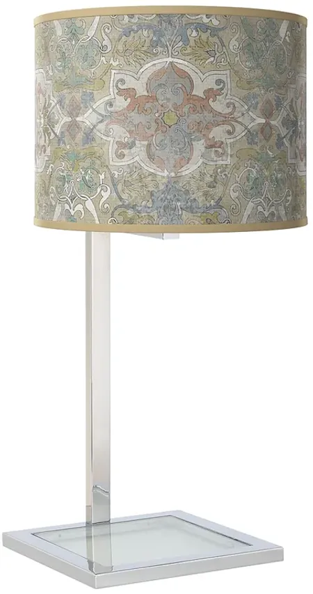 Lucrezia Glass Inset Table Lamp