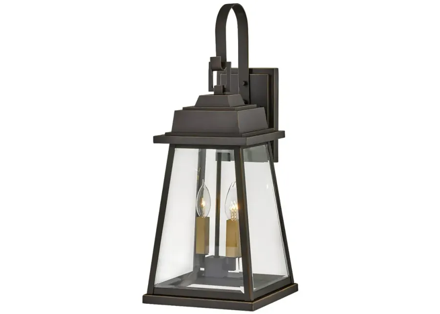 Outdoor Bainbridge-Large Wall Mount Lantern-Oil Rubbed Bronze