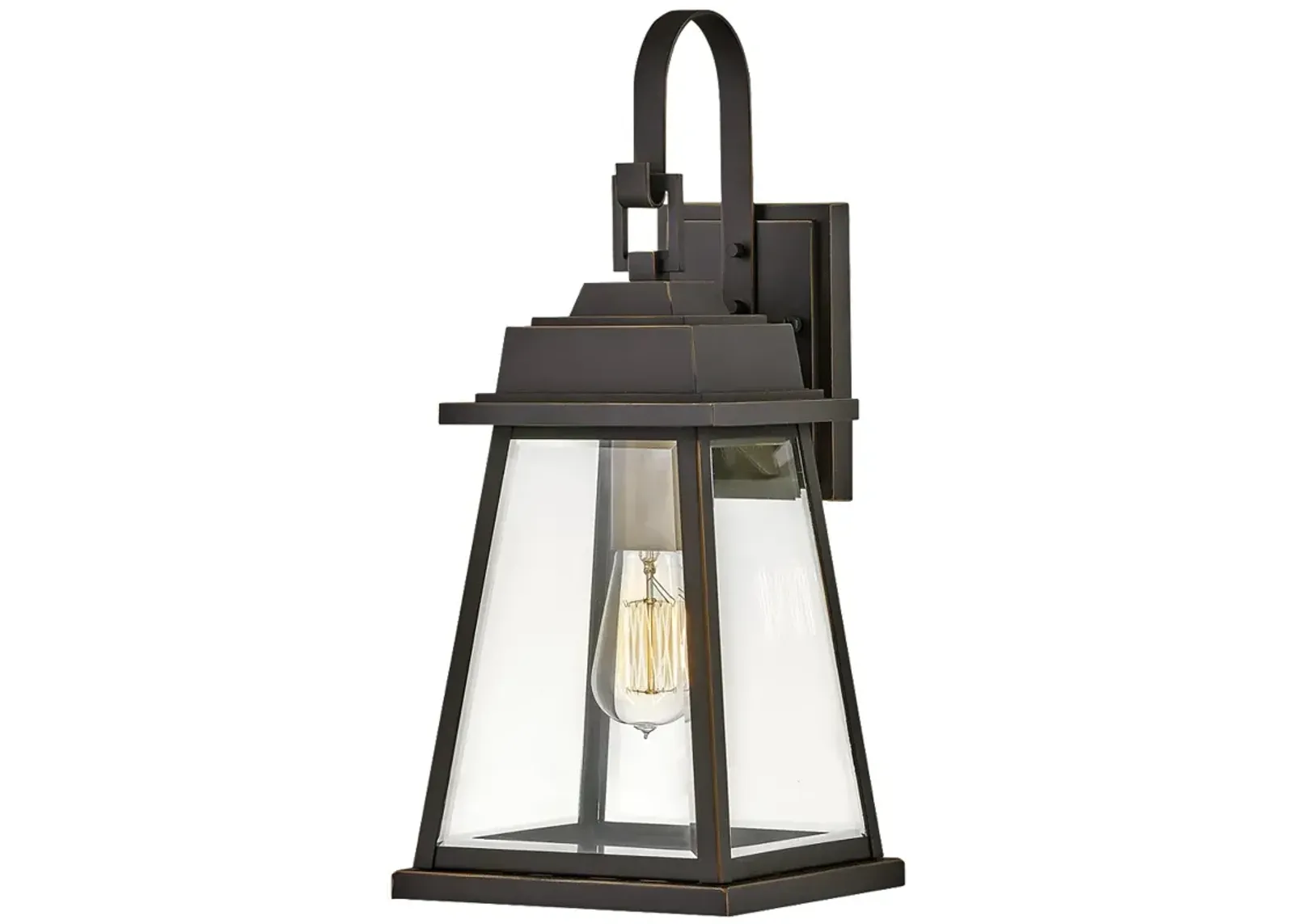 Outdoor Bainbridge-Medium Wall Mount Lantern-Oil Rubbed Bronze