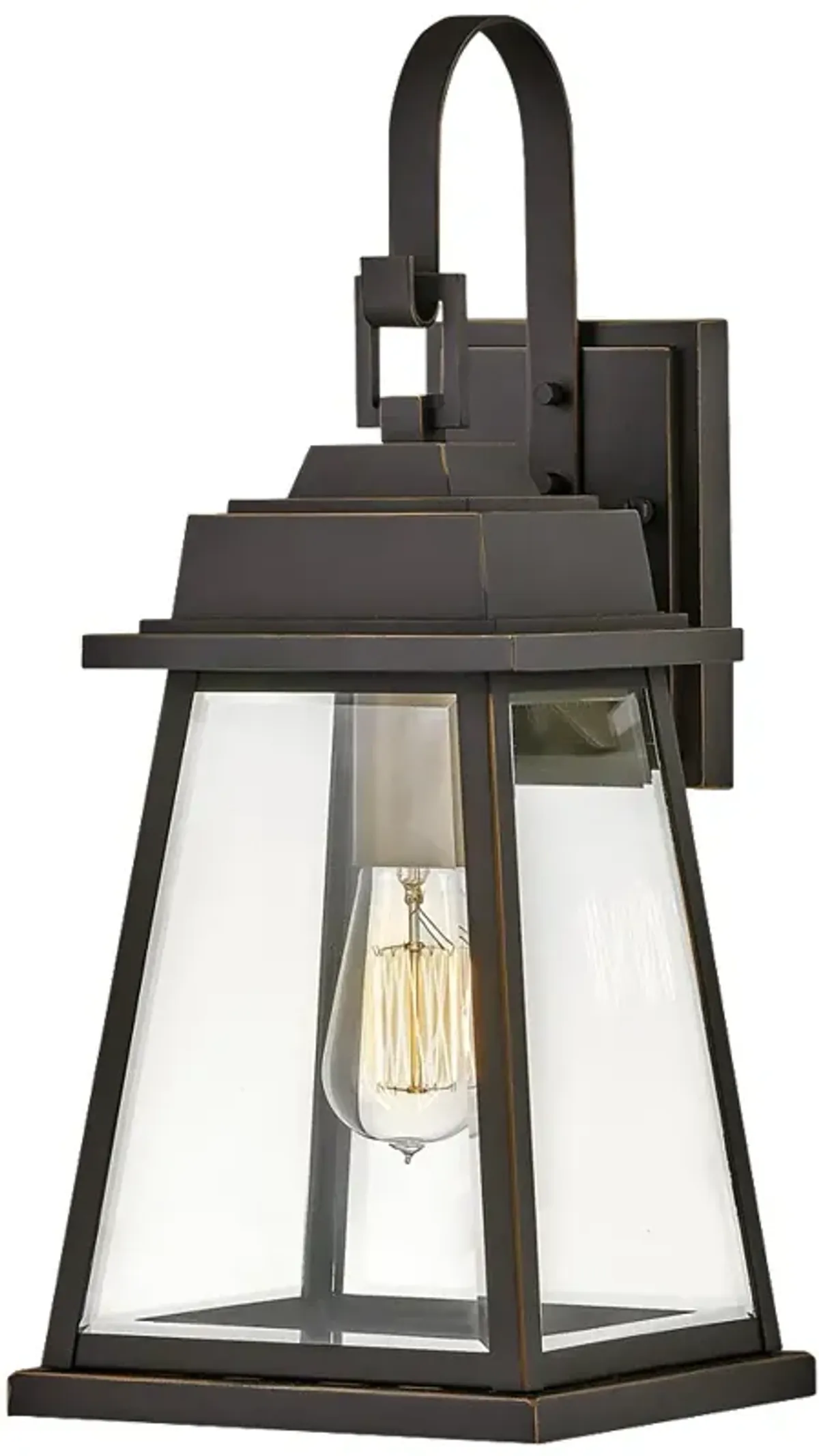 Outdoor Bainbridge-Medium Wall Mount Lantern-Oil Rubbed Bronze