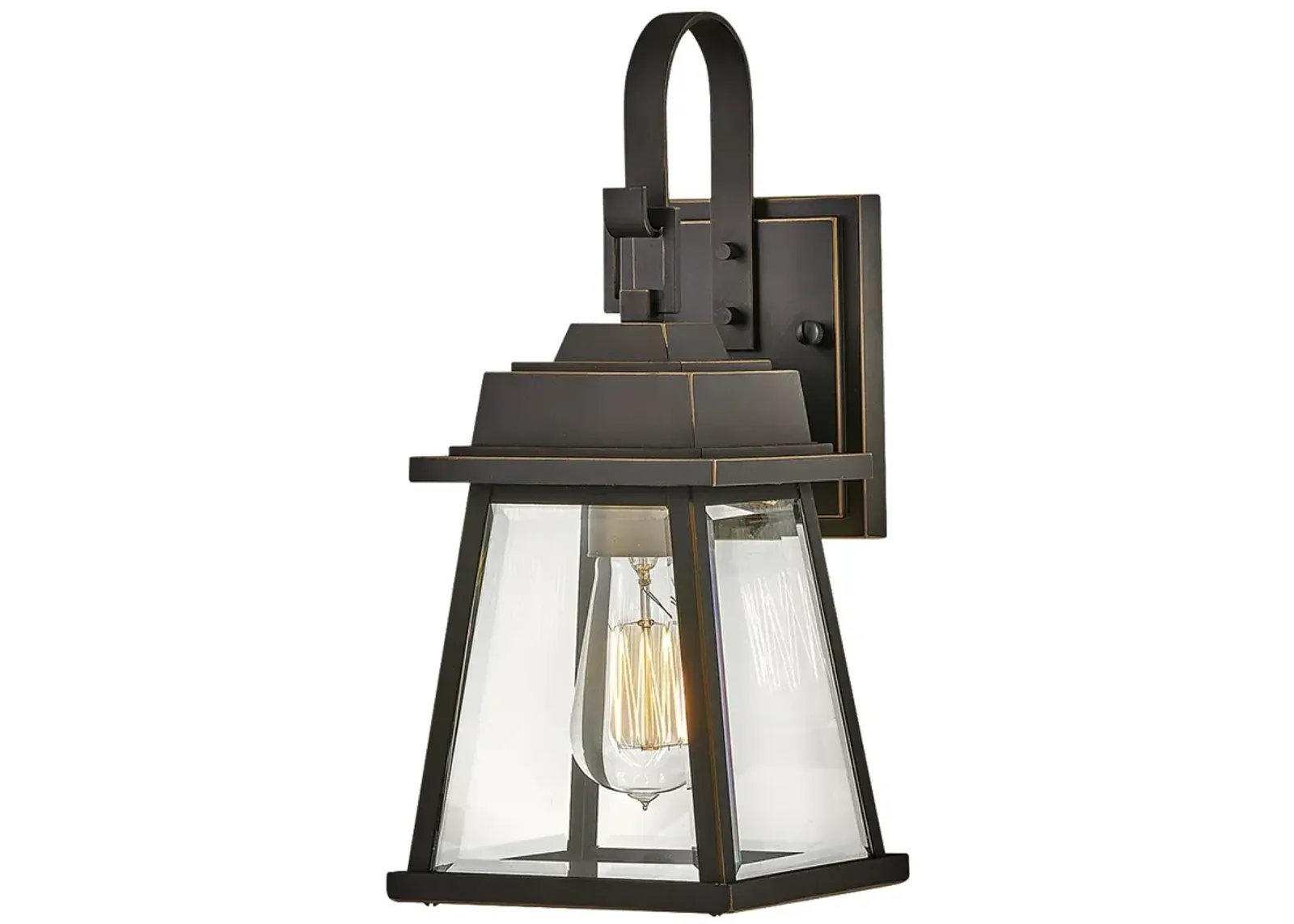 Outdoor Bainbridge-Small Wall Mount Lantern-Oil Rubbed Bronze