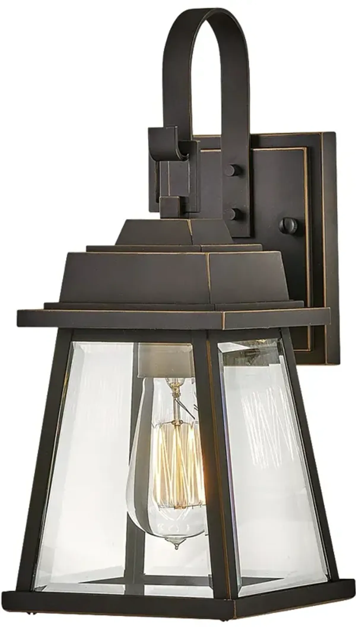 Outdoor Bainbridge-Small Wall Mount Lantern-Oil Rubbed Bronze