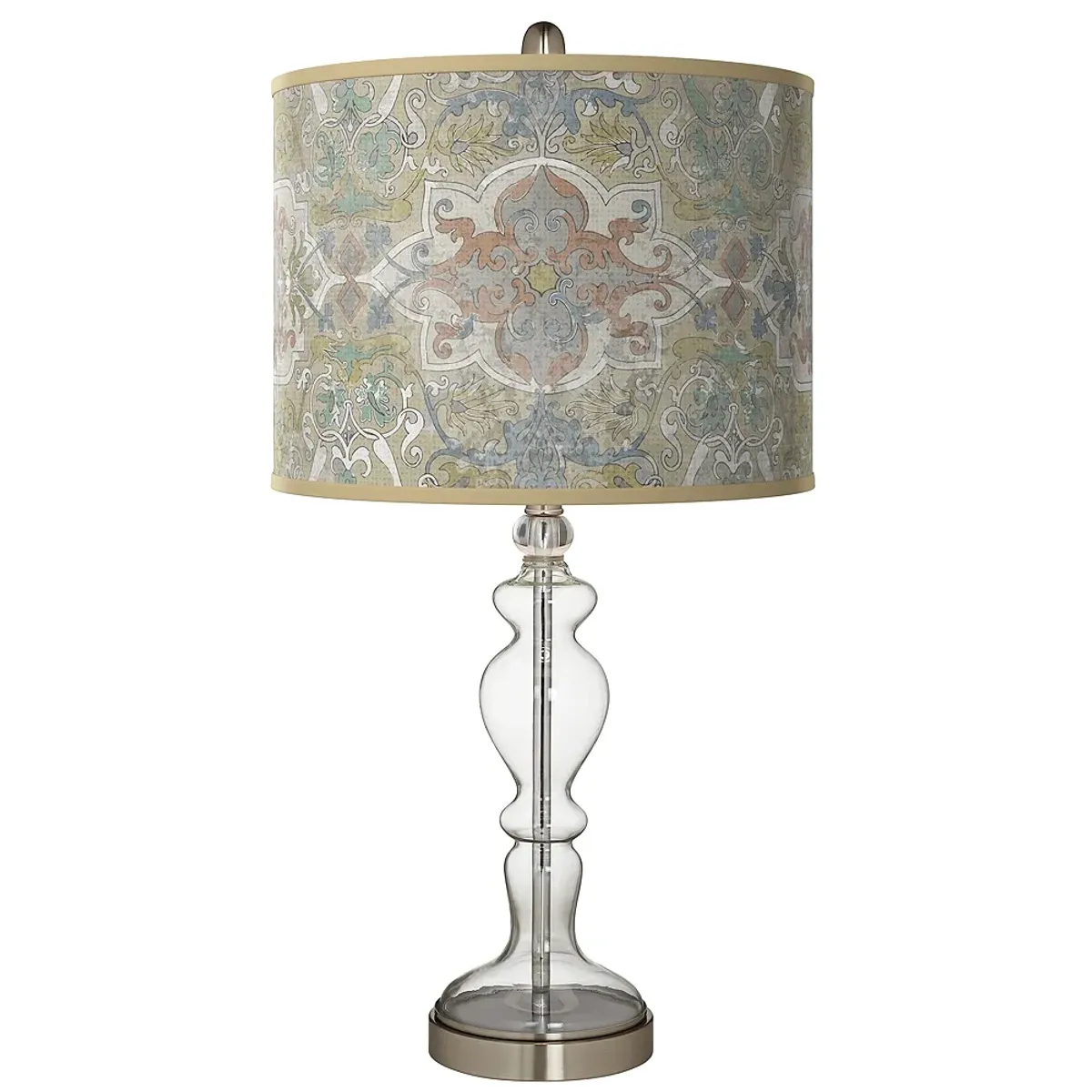 Lucrezia Giclee Apothecary Clear Glass Table Lamp