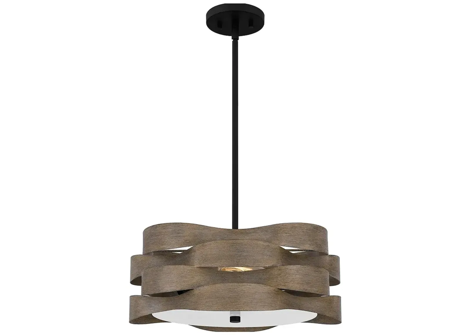 Appleton 2-Light Matte Black Pendant