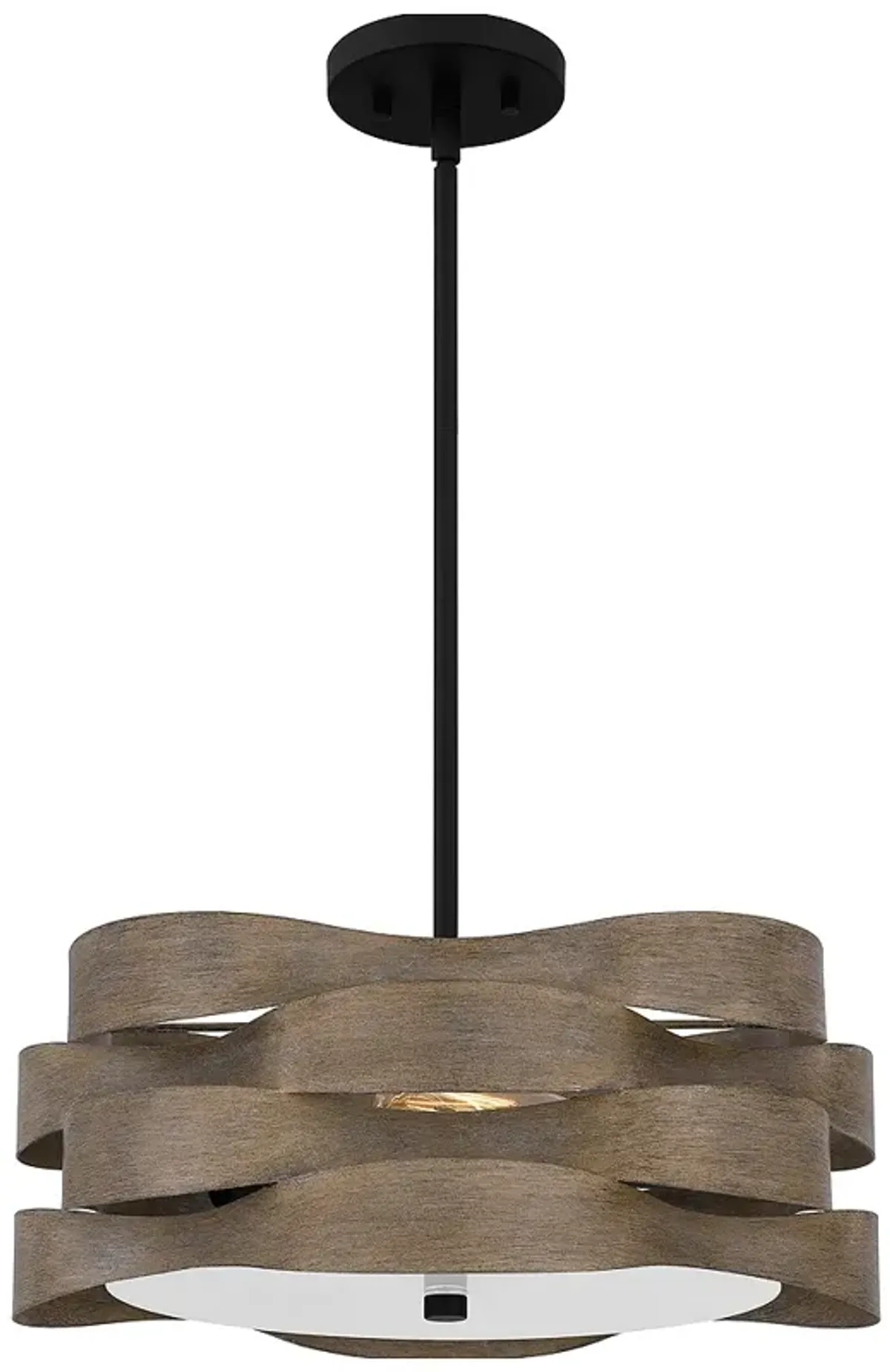 Appleton 2-Light Matte Black Pendant