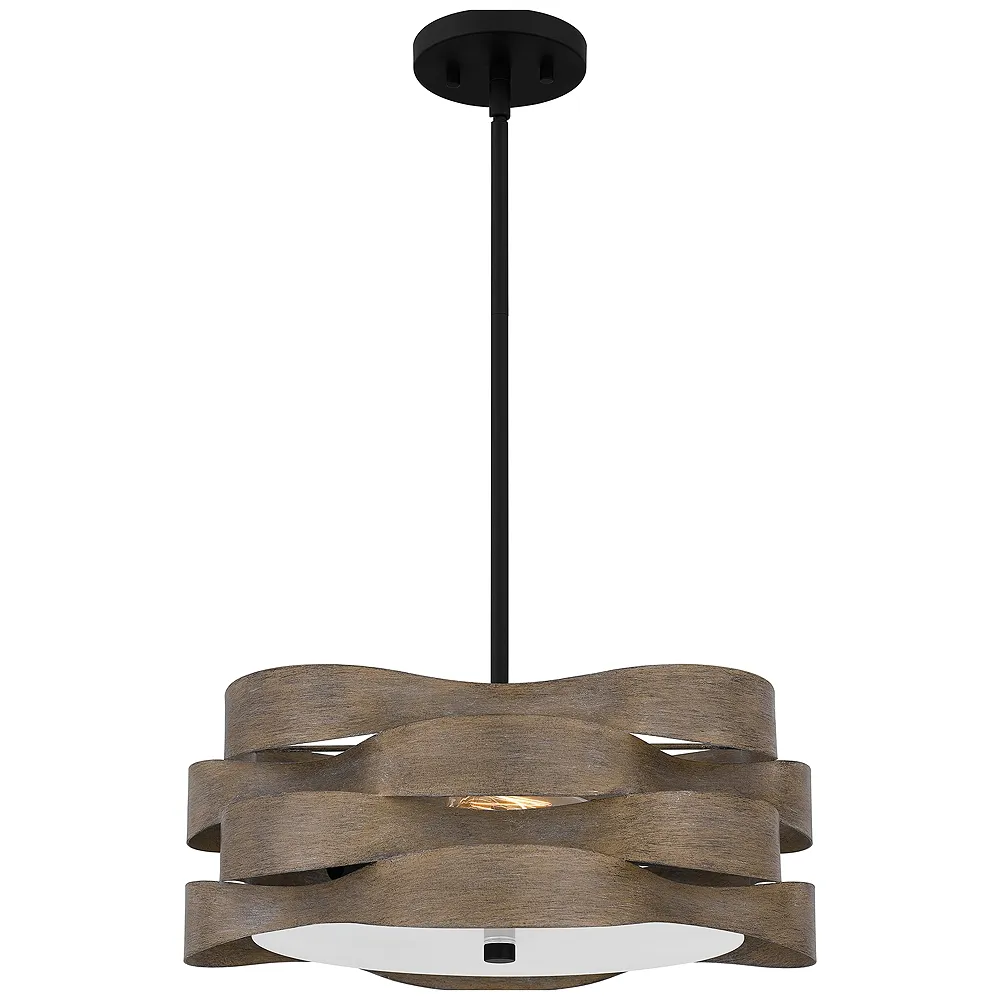 Appleton 2-Light Matte Black Pendant