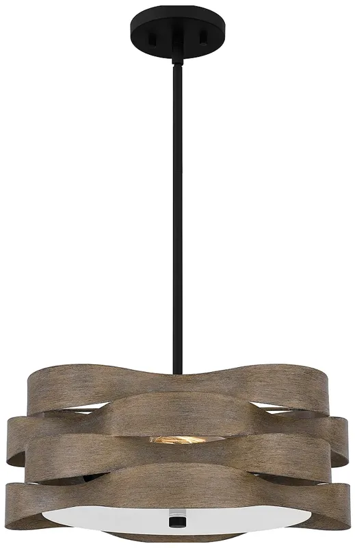 Appleton 2-Light Matte Black Pendant