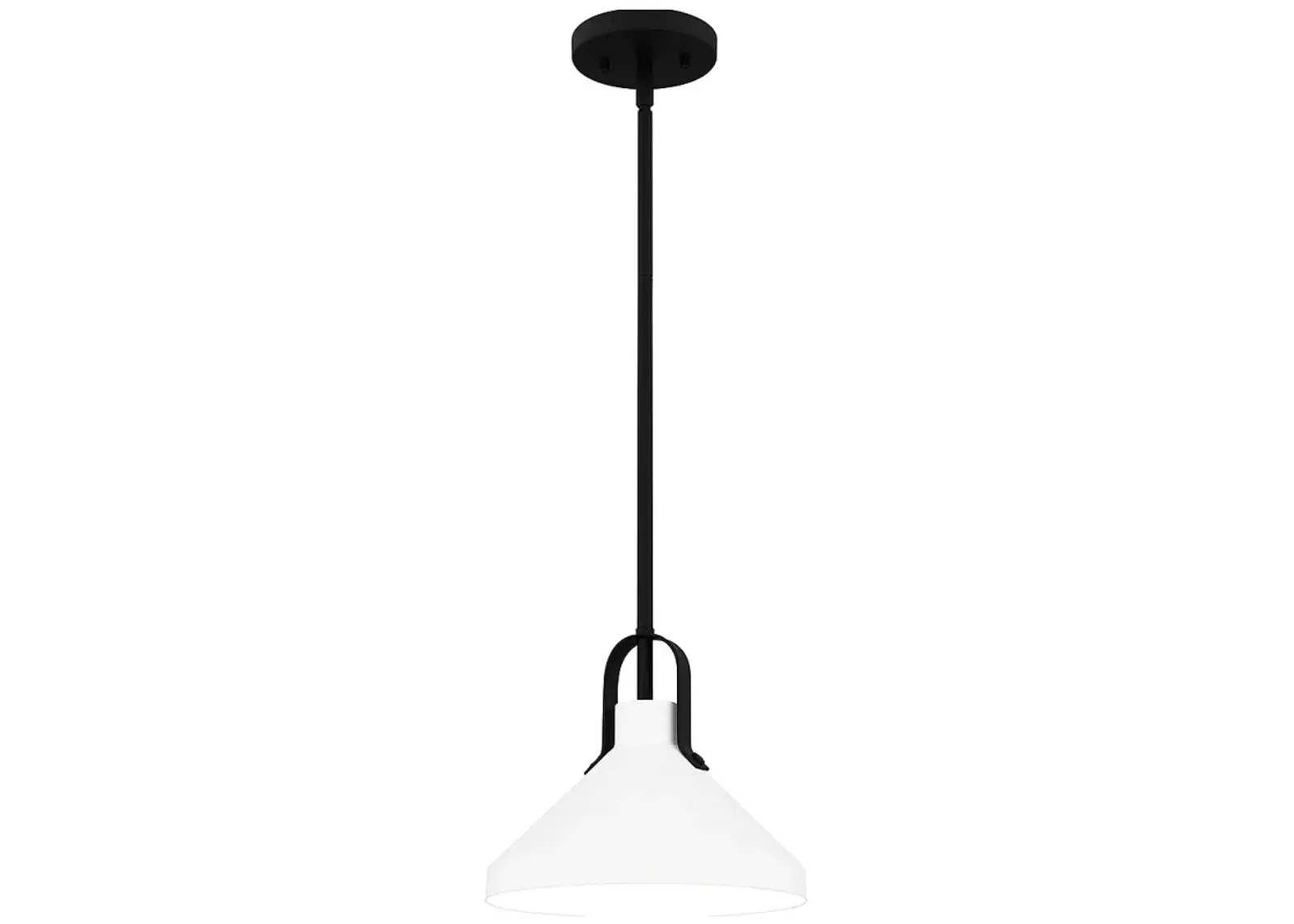 Brink 1-Light Matte Black Mini Pendant