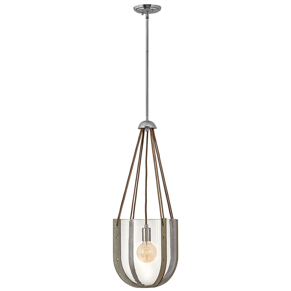 Vaso 14"W Polished Nickel Pendant Light by Hinkley Lighting