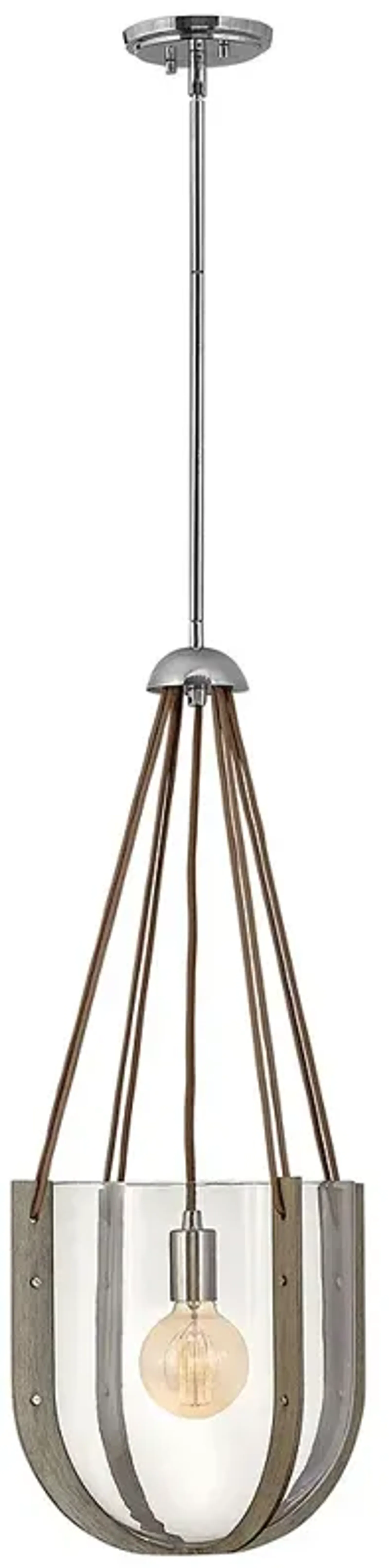 Vaso 14"W Polished Nickel Pendant Light by Hinkley Lighting