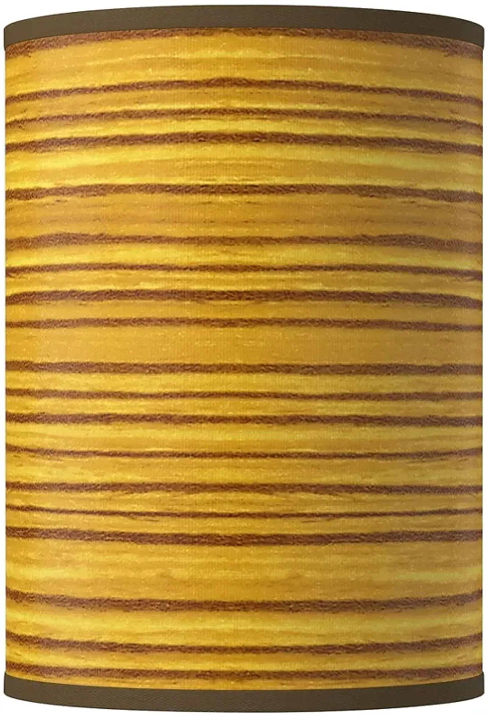 Tawny Zebrawood Giclee Round Cylinder Lamp Shade 8x8x11 (Spider)