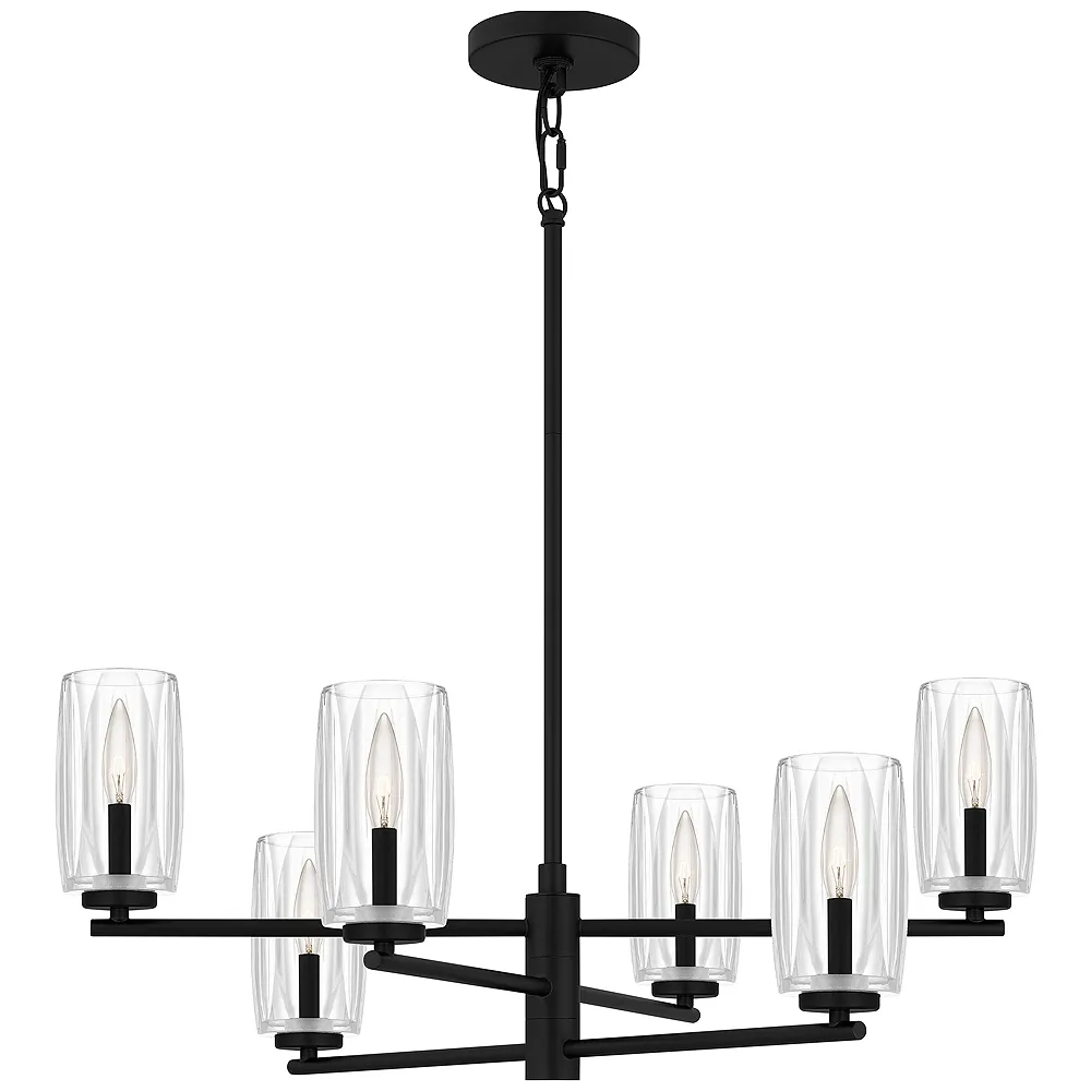 Cunningham 6-Light Matte Black Chandelier