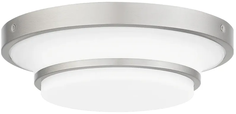 Cromwell Integrated LED Brushed Nickel Flush Mount