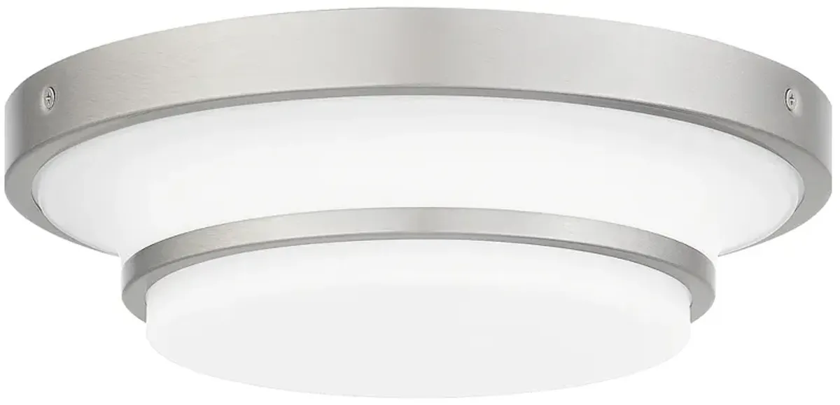 Cromwell Integrated LED Brushed Nickel Flush Mount