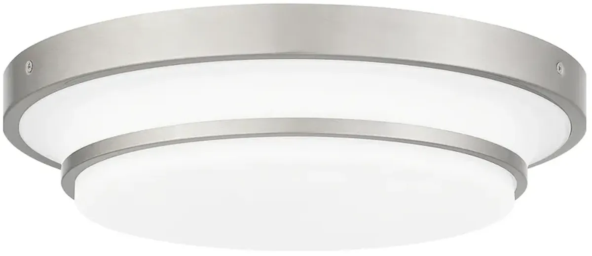 Cromwell Integrated LED Brushed Nickel Flush Mount