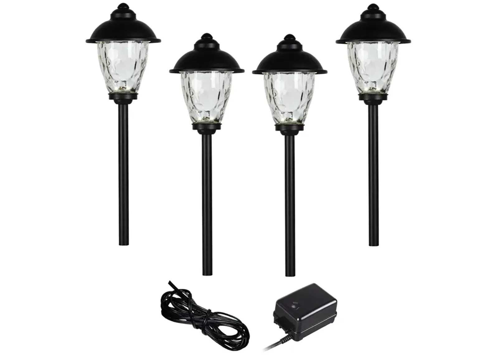 Concord 6-Piece Black Complete LED Landscape Lighting Set