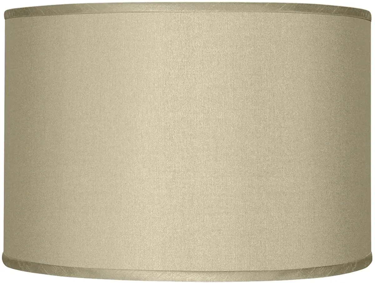 Possini Euro Sesame Faux Silk Drum Shade 12x12x8.5 (Spider)