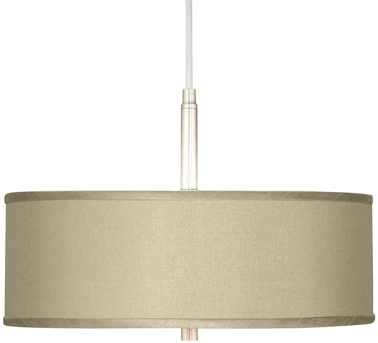 Possini Euro 16" Wide Modern Sesame Shade Pendant Chandelier