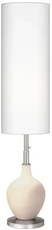 Color Plus Ovo 60" High Steamed Milk White Floor Lamp