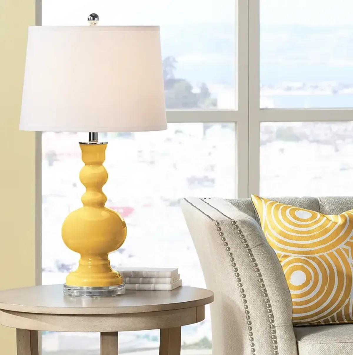 Color Plus Apothecary 30" Goldenrod Yellow Table Lamp