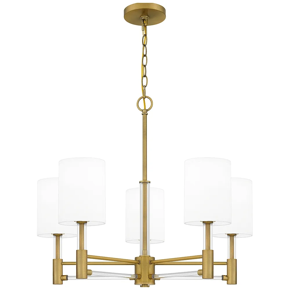 Gretchen 5-Light Aged Brass Chandelier