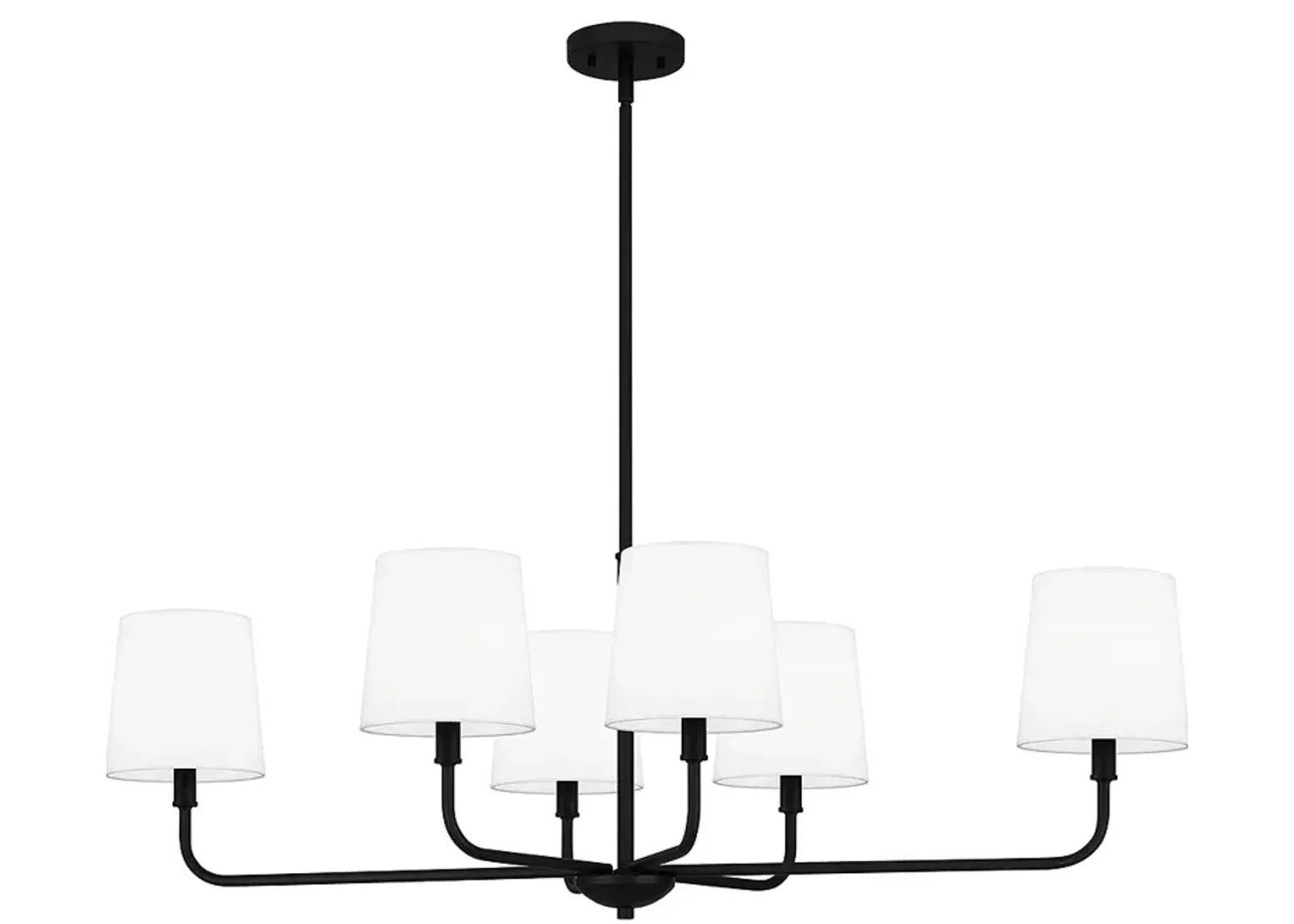 Gallagher 6-Light Matte Black Island Light