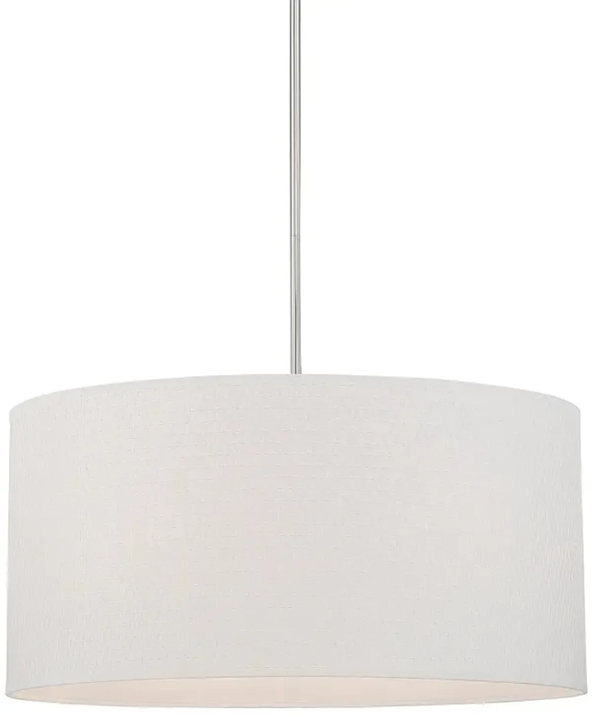 Palmetto 24 1/2" Wide Polished Nickel Drum Pendant Light