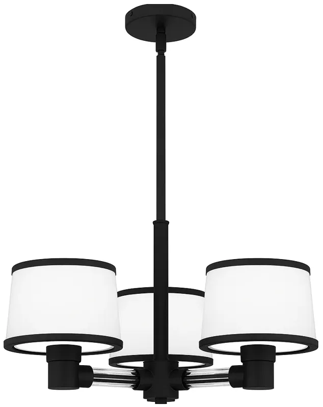 Kylen 3-Light Matte Black Pendant