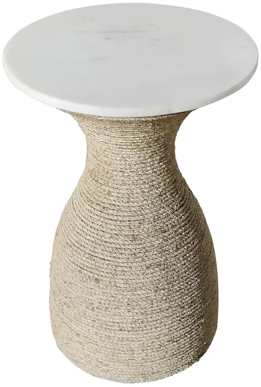 Crestview Collection Key Largo Wooden Round Accent Table