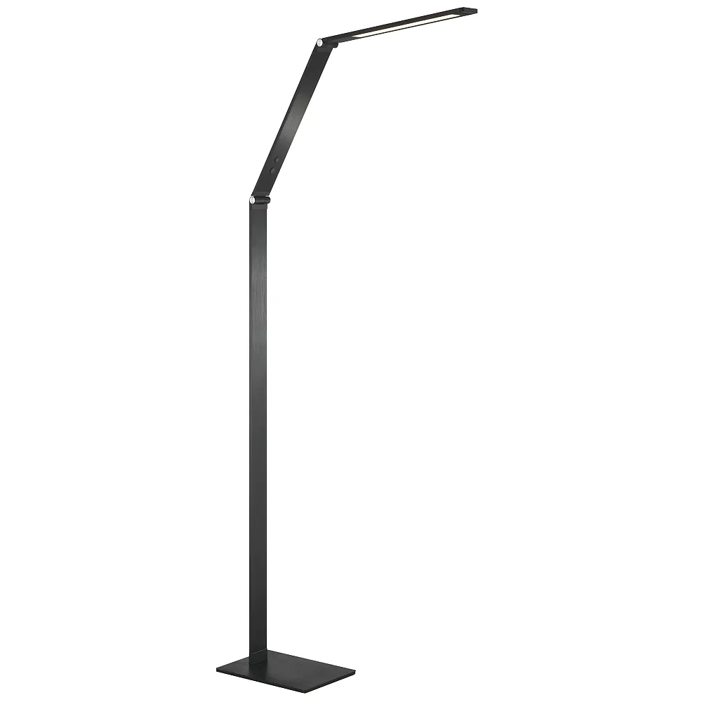 George Kovacs Task Portables 55 1/2" LED Brushed Black Floor Lamp