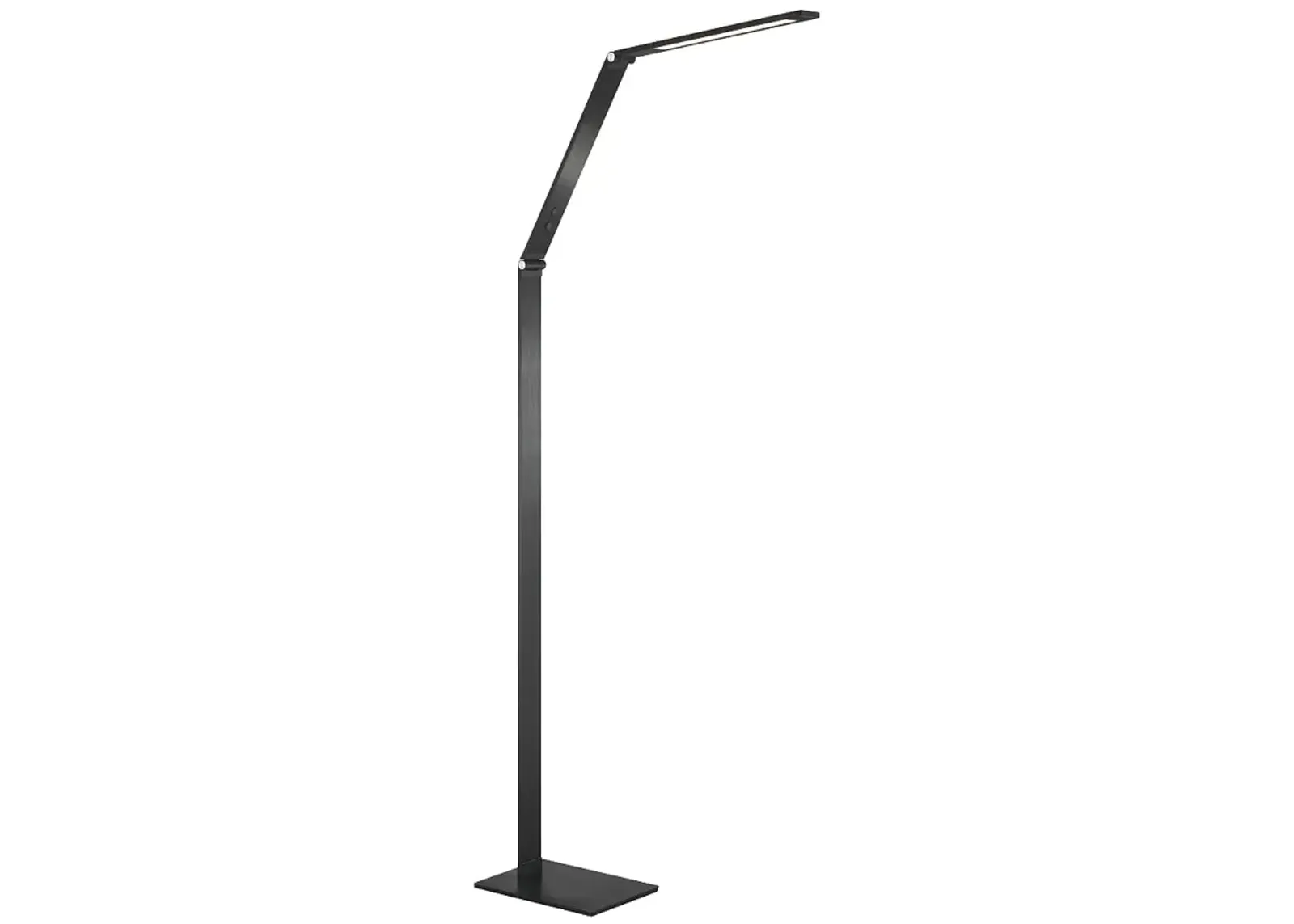 George Kovacs Task Portables 55 1/2" LED Brushed Black Floor Lamp