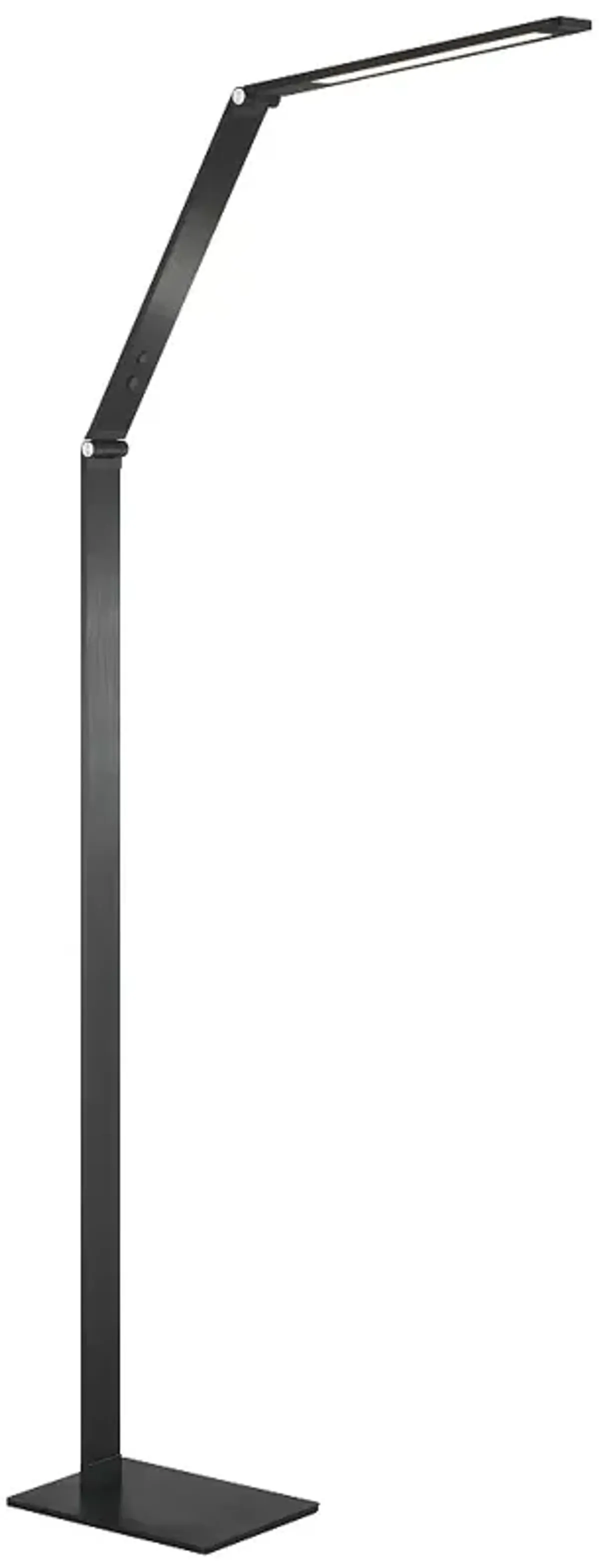 George Kovacs Task Portables 55 1/2" LED Brushed Black Floor Lamp