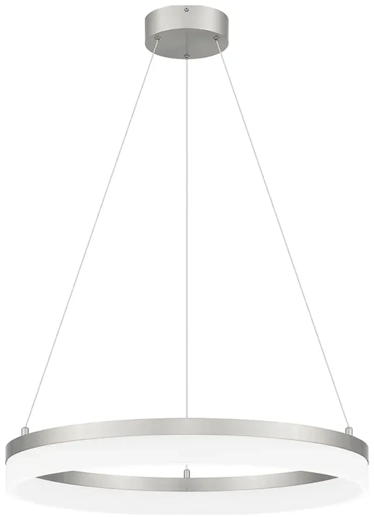 Cohen Integrated LED Brushed Nickel Pendant