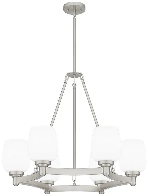 Penning 6-Light Brushed Nickel Chandelier