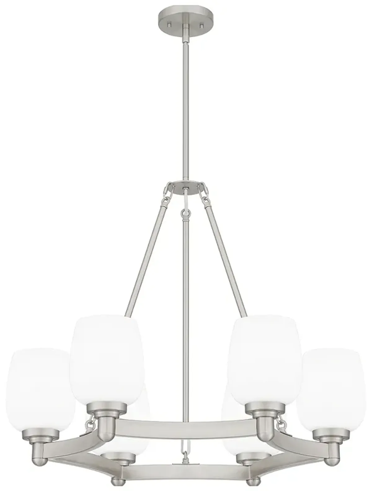 Penning 6-Light Brushed Nickel Chandelier