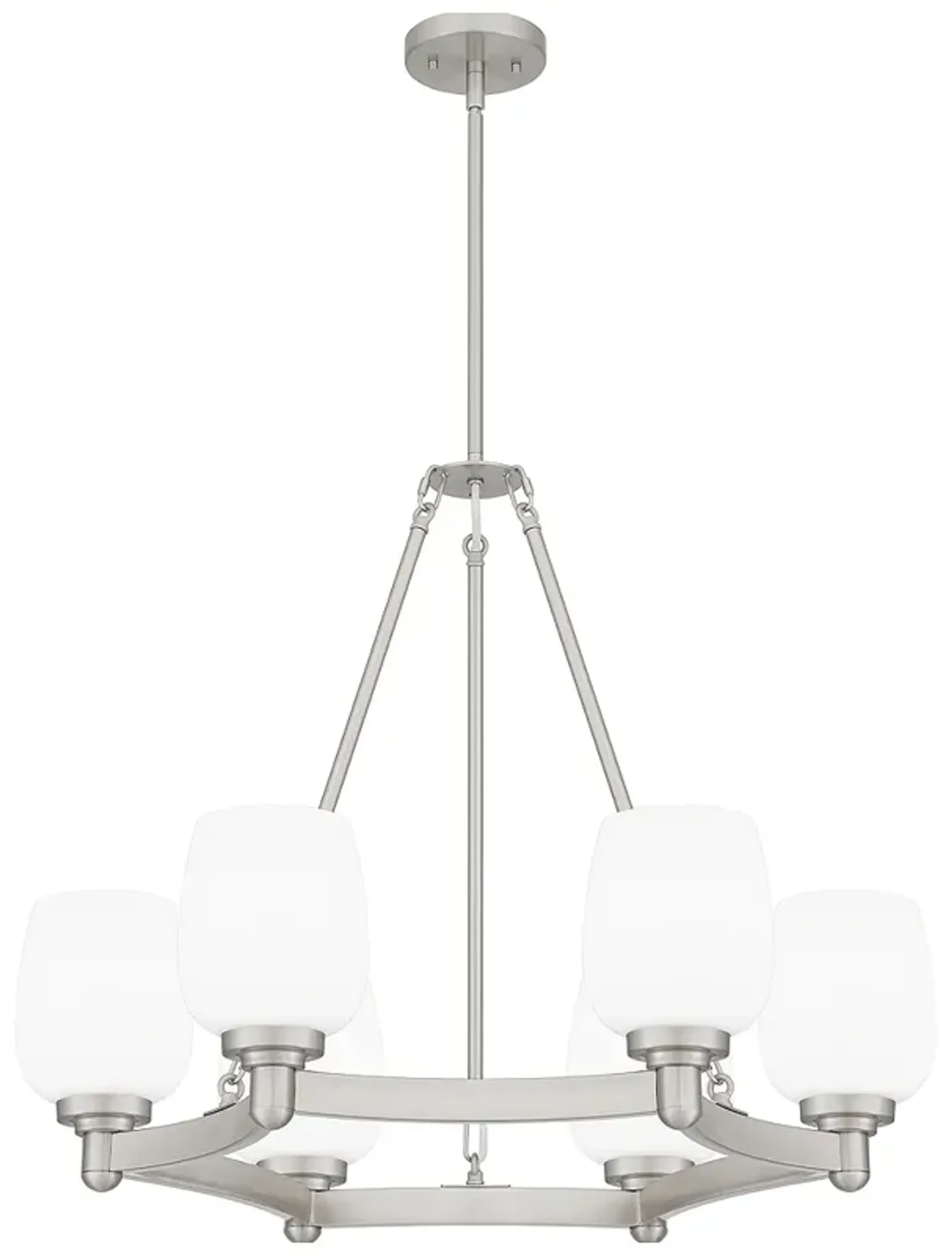 Penning 6-Light Brushed Nickel Chandelier