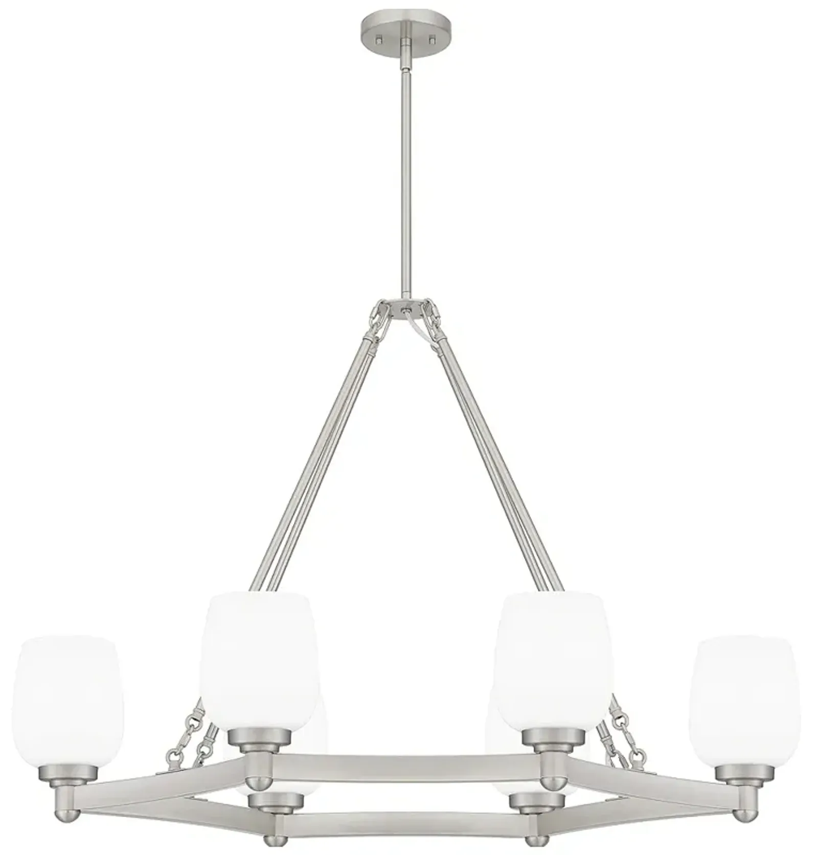 Penning 6-Light Brushed Nickel Island Light